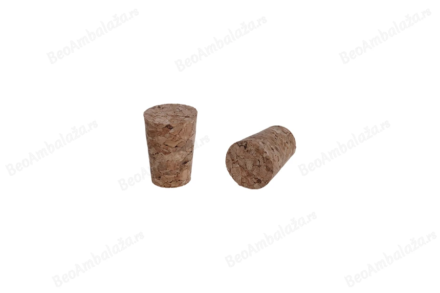 Konusni čep od prirodne plute 28x20/15 mm - za prečnik 17 mm (za flaše PP24 / PP25)-slika_proizvoda
