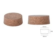 Široki konusni čep od prirodne plute 30x85/80mm Široki konusni čep od prirodne plute 30x85/80mm