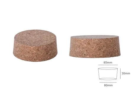 Široki konusni čep od prirodne plute 30x85/80mm-2