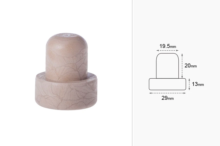 Čep od sintetičke silikonske plute f19,5 mm Čep od sintetičke silikonske plute f19,5 mm
