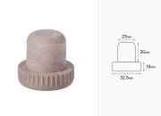 Čep od sintetičke plute f23 mm sa rebrastim vrhom Čep od sintetičke plute f23 mm sa rebrastim vrhom