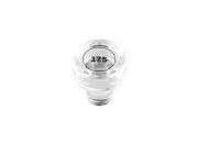 Stakleni okrugli providni čep f17,5 mm Stakleni okrugli providni čep f17,5 mm