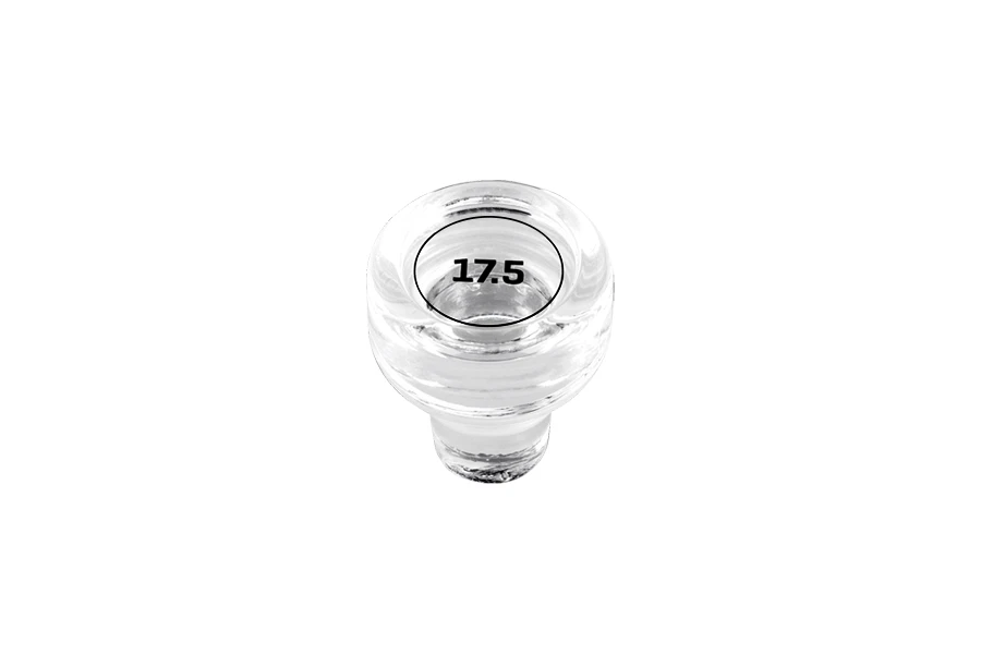 Stakleni okrugli providni čep f17,5 mm Stakleni okrugli providni čep f17,5 mm