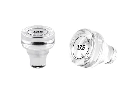 Stakleni okrugli providni čep f17,5 mm-2