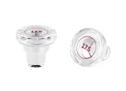 Stakleni providni okrugli čep f17,5 mm Stakleni providni okrugli čep f17,5 mm
