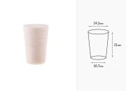 Konusni čep od silikonske plute 21x14,2/10,7 mm - za prečnik 12 mm (PP18)-dimenzije_slike