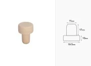 Čep od sintetičke silikonske plute f11 mm Čep od sintetičke silikonske plute f11 mm