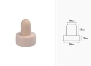 Čep od sintetičke silikonske plute f10 mm Čep od sintetičke silikonske plute f10 mm