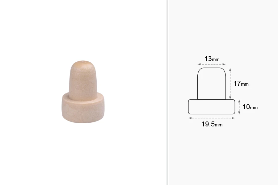 Čep od sintetičke silikonske plute f13 mm Čep od sintetičke silikonske plute f13 mm