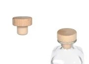 Čep od sintetičke silikonske plute f22 mm sa drvenom glavom Čep od sintetičke silikonske plute f22 mm sa drvenom glavom