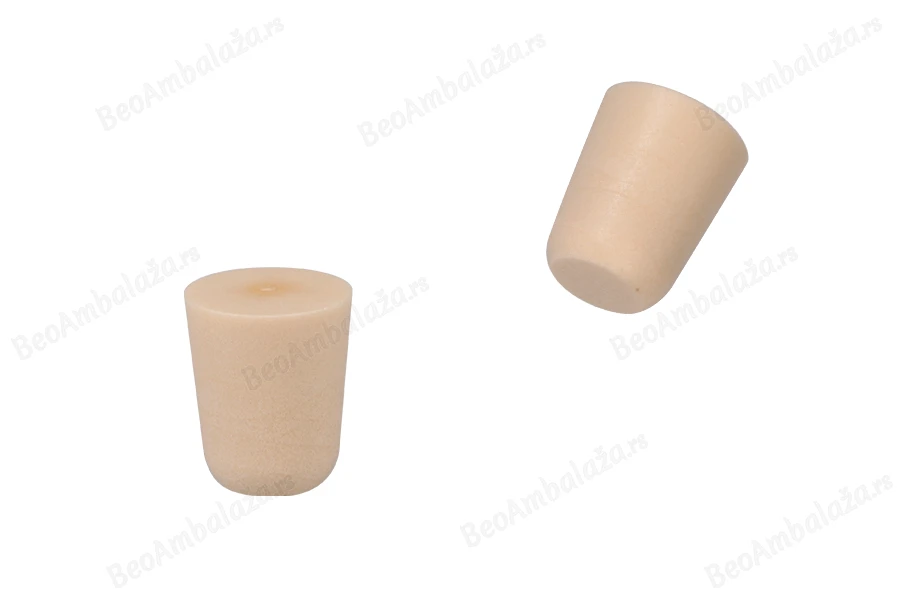 Konusni čep od silikonske plute dimenzija 27,2x22,2/17,5 mm - za Φ19-slika_proizvoda
