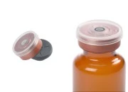 Aluminijumski zatvarač 20mm sa plastičnim poklopcem i silikonskim čepom - 12 kom