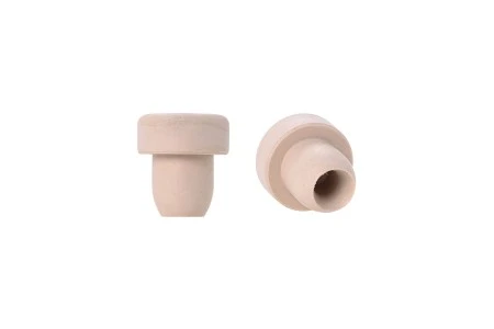 Čep od sintetičke silikonske plute f15,5 mm sa rupom-1