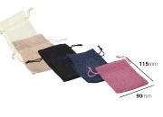 Platnena vrećica 90x115mm, više boja - 25 kom-dimenzije_slike