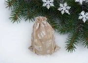 Božićna platnena vrećica 170x230 mm u različitim dezenima - 50 kom-grupa_slika