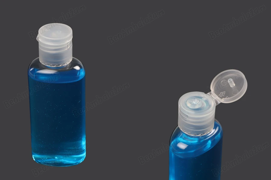 PET ovalna bočica 60 ml sa flip top zatvaračem za antiseptik-slika_proizvoda