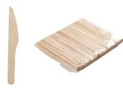 Drveni noževi 160 mm za jednokratnu upotrebu – pakovanje od 100 komada Drveni noževi 160 mm za jednokratnu upotrebu – pakovanje od 100 komada