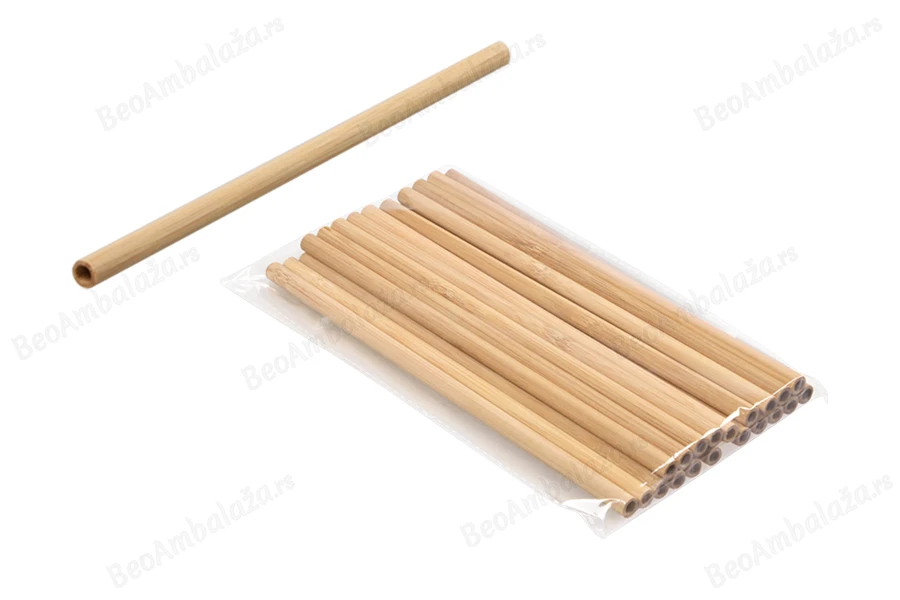 Ekološke slamčice od bambusa  200x8 mm - 20 kom-slika_proizvoda