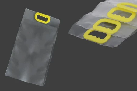 Kese za pakovanje 23,5x42,5cm sa žutom ručkom - 10 kom-1