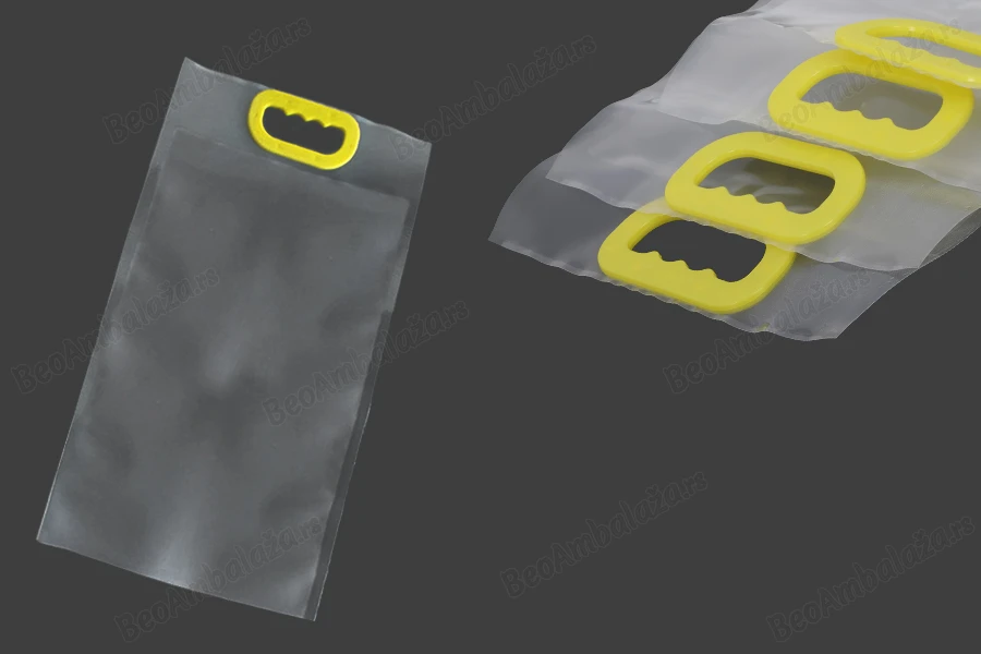 Kese za pakovanje 23,5x42,5cm sa žutom ručkom - 10 kom-slika_proizvoda