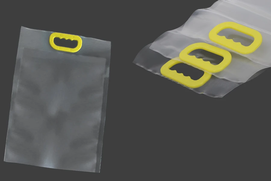 Kese za pakovanje 32x50cm sa žutom ručkom - 10 kom-slika_proizvoda