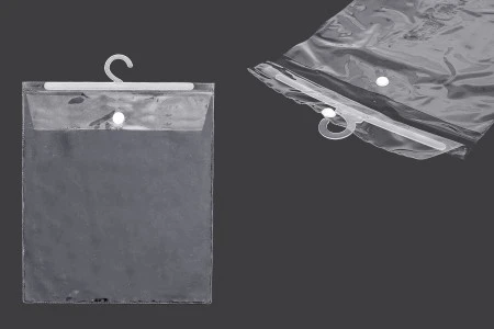 Plastične kese 22x31cm sa vešalicom - 50 kom-1