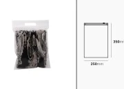 Plastična PE kesa 250x350mm sa patent zatvaračem - 20 kom