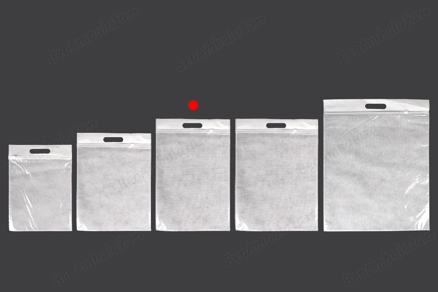 Plastična PE kesa 300x450mm sa patent zatvaračem - 20 kom-