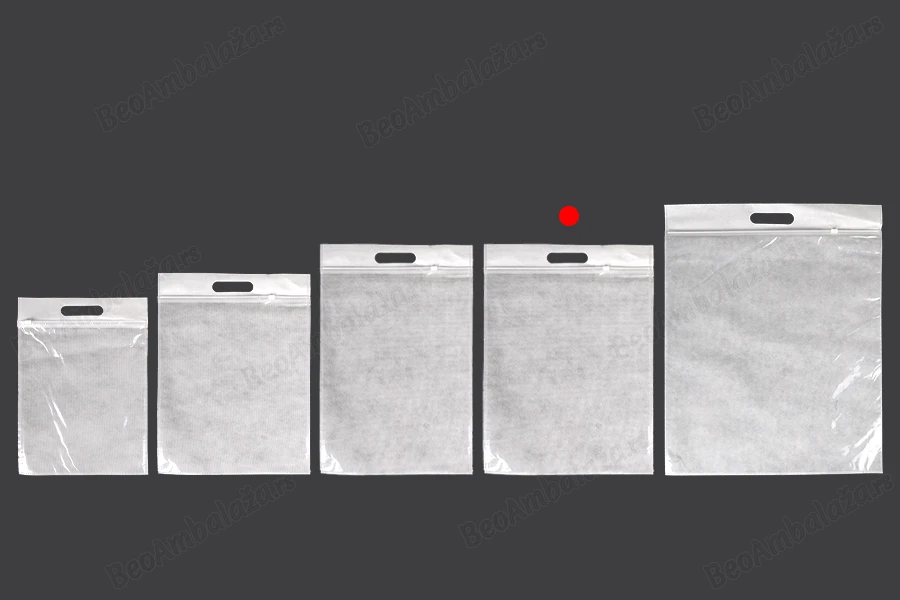 Plastična PE kesa 350x450mm sa patent zatvaračem - 20 kom-