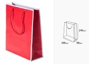 Plastificirana ukrasna kesa 200x80x240mm, dostupna u 2 boje - 20 kom Plastificirana ukrasna kesa 200x80x240mm, dostupna u 2 boje - 20 kom