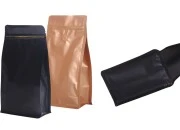 Aluminijumske DoyPack kesice sa zip zatvaranjem, ventilom i mogućnošću termo zatvaranja 135x76x265 mm - 25kom-