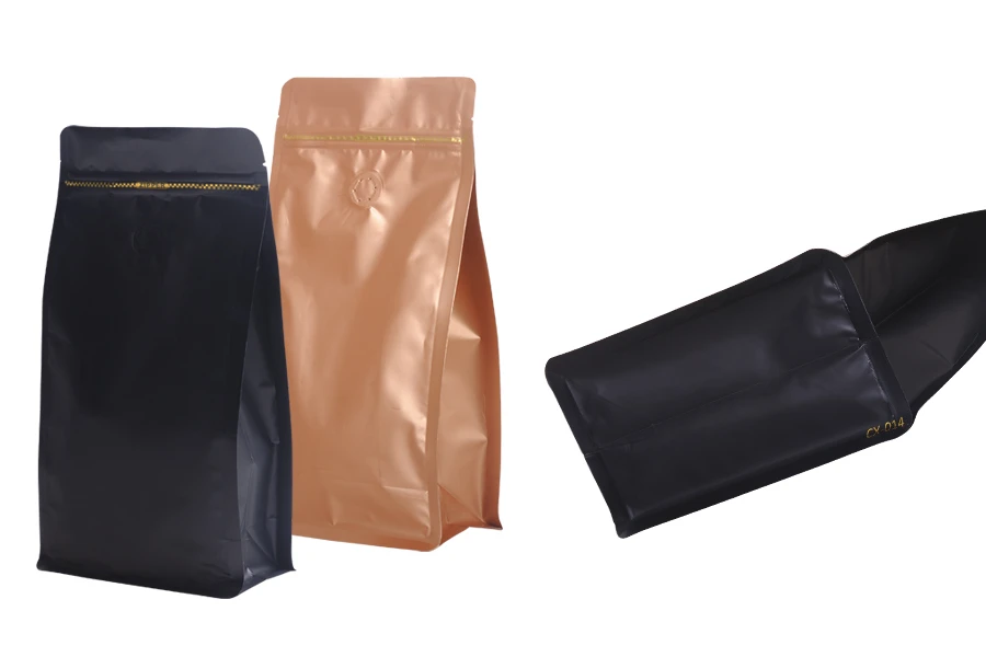 Aluminijumske DoyPack kesice sa zip zatvaranjem, ventilom i mogućnošću termo zatvaranja 135x76x265 mm - 25kom-