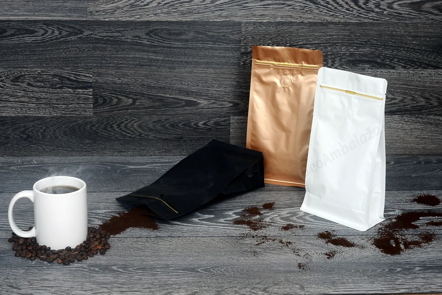 Uzorci - Aluminijumske DoyPack kesice sa zip zatvaranjem, ventilom i mogućnošću termo zatvaranja (1 veličina, 3 boje x 1 kom)-slika_proizvoda