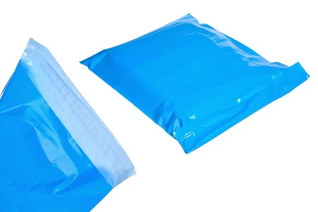 Plava plastična PE kesa 350x450mm sa samolepljivim zatvaranjem, za slanje poštom - 100 kom-1
