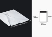 Plastična bela PE kesa 350x450mm sa samolepljivim zatvaranjem, za slanje poštom - 100 kom