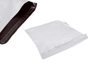 Bela plastična PE kesa 400x470mm sa samolepljivim zatvaranjem, za slanje poštom - 100 kom-slika_proizvoda