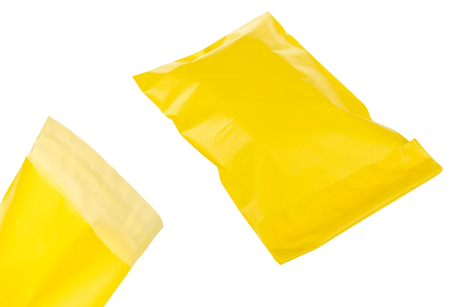 Žuta plastična PE kesa 170x300mm sa samolepljivim zatvaranjem, za slanje poštom - 100 kom Žuta plastična PE kesa 170x300mm sa samolepljivim zatvaranjem, za slanje poštom - 100 kom