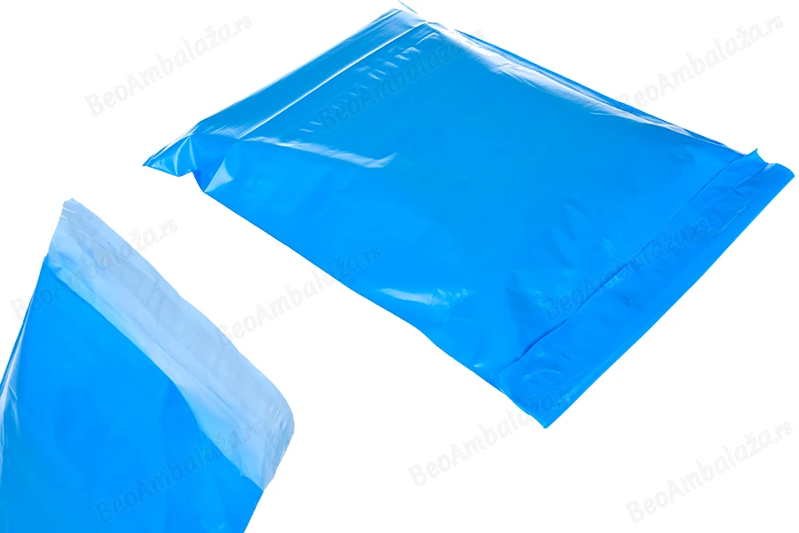 Plava plastična PE kesa 280x420mm sa samolepljivim zatvaranjem, za slanje poštom - 100 kom-slika_proizvoda