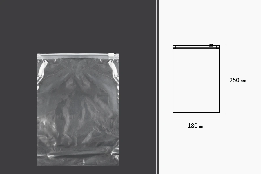 Providna plastična (PE) kesica 180x250mm sa patent zatvaranjem - 50 kom Providna plastična (PE) kesica 180x250mm sa patent zatvaranjem - 50 kom