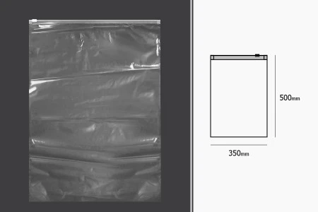 Providna plastična (PE) kesica 350x500mm sa patent zatvaranjem - 50 kom-2