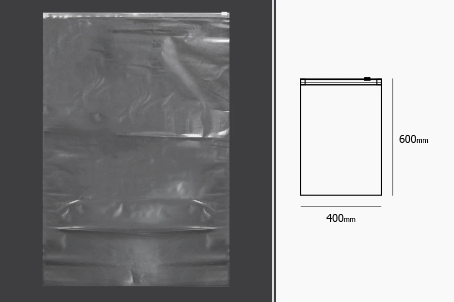Providna plastična (PE) kesica 400x600mm sa patent zatvaranjem - 50 kom