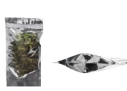 Aluminijumske DoyPack 140x40x220mm kesice sa zipom, transparetnom prednjom stranom i mogućnošću termo zatvaranja – 100kom Aluminijumske DoyPack 140x40x220mm kesice sa zipom, transparetnom prednjom stranom i mogućnošću termo zatvaranja – 100kom
