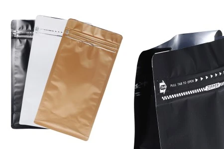 Aluminijumske DoyPack kesice na termo zatvaranje, sa sigurnosnom tračicom i zipom 135x80x265 mm - 3 boje-1