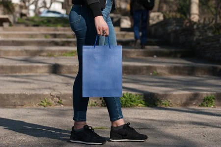Papirna kesa 250x100x330mm sa ručkom, u više boja - 12 kom-4