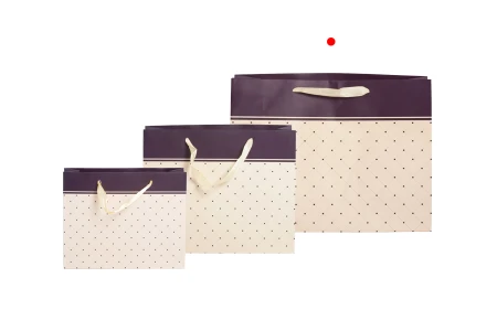 Papirna poklon kesa 410x130x310mm sa satenskom ručkom, u više boja - 12 kom-grupa_slika