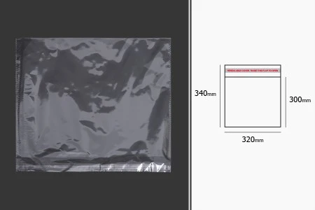 Plastična providna kesica 320x340mm sa samolepljivim zatvaranjem - 1000 kom-3