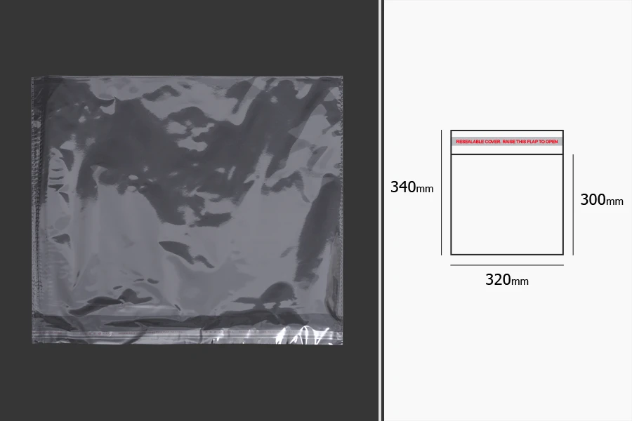Plastična providna kesica 320x340mm sa samolepljivim zatvaranjem - 1000 kom-grupa_slika