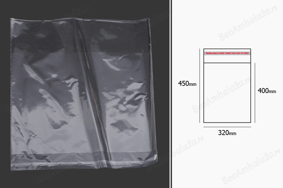Plastična providna kesica 320x450mm sa samolepljivim zatvaranjem - 1000 kom-grupa_slika