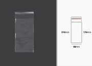 Plastična providna kesica 90x210mm sa samolepljivim zatvaranjem - 1000 kom-slika_proizvoda
