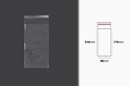 Plastična providna kesica 90x210mm sa samolepljivim zatvaranjem - 1000 kom-1
